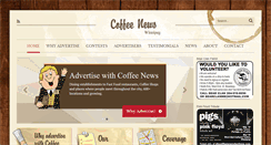 Desktop Screenshot of coffeenewswinnipeg.com